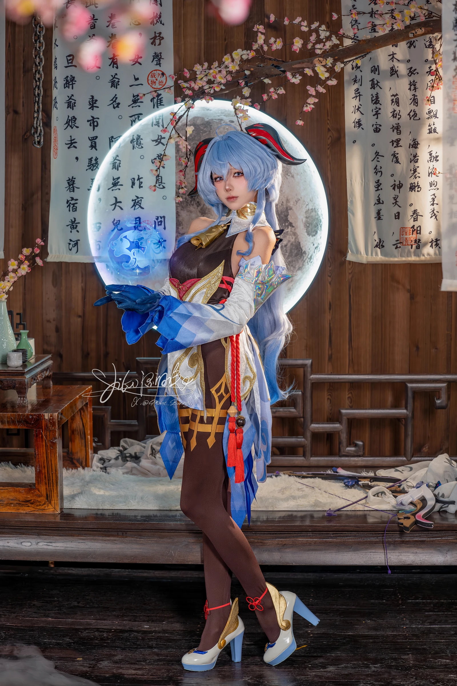 咬一口兔娘 循循守月 甘雨 76P-COS世界